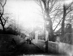 "Parti af Storgaden". Foto fra deler av de bedrestilltes beb