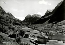 Postkort ";10/89"; med motiv fra Innerdalshytta i Innerdalen