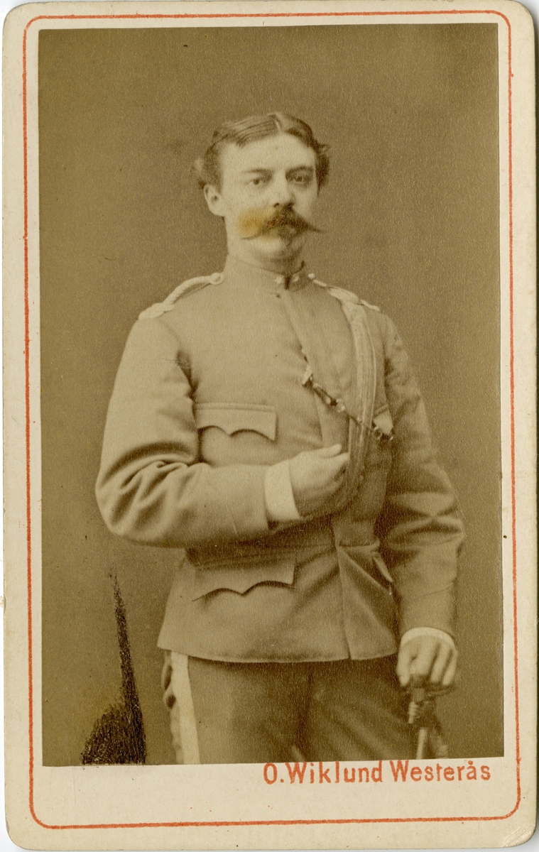Porträtt av löjtnant Rosenberg.