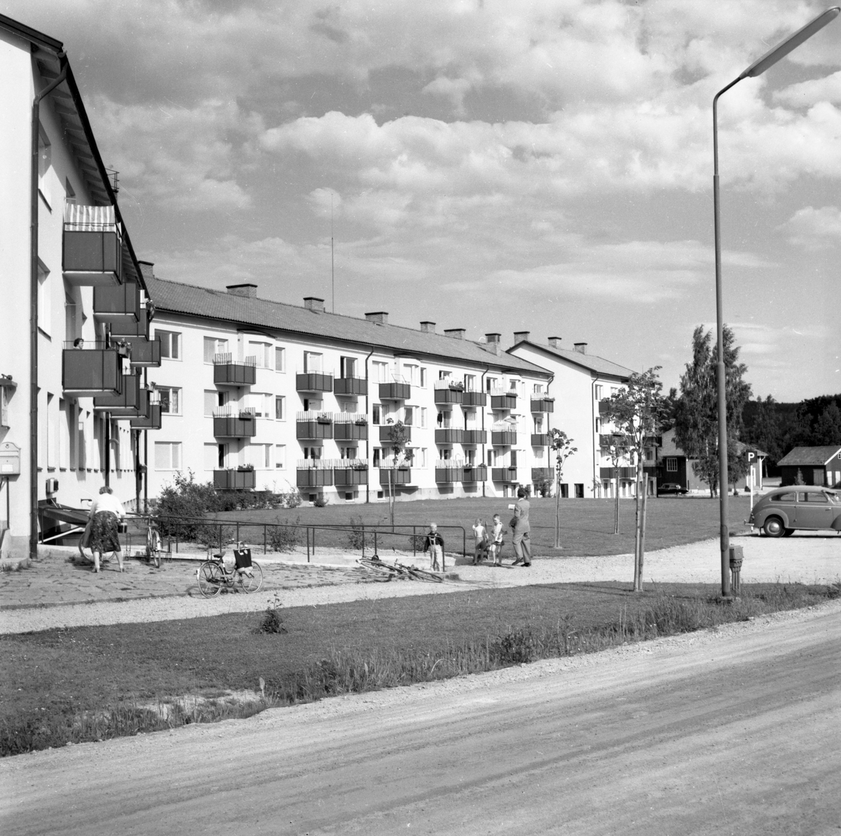 Någonstans i Värmland - från slutet av 1950-talet. Kommentar från en användare: "HSB, Munkerud".