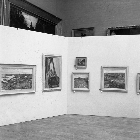 Smålands museum. Från Carl och Inga-Lill Ryds utställning. 1955.