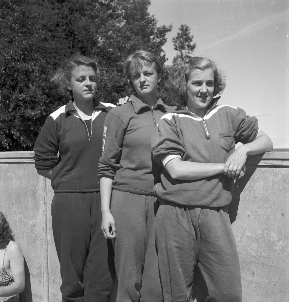 Simningens dag firas i Furuvik. 6 juli 1952.           Beställn. Margit Öberg, Väpnargatan 8 A, Gävle
