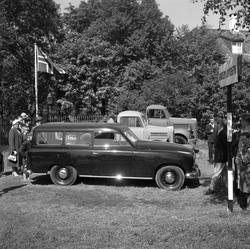 Bilutstillingen på ytre Kongsgård 1953. Grødem & Dyrseth A/S