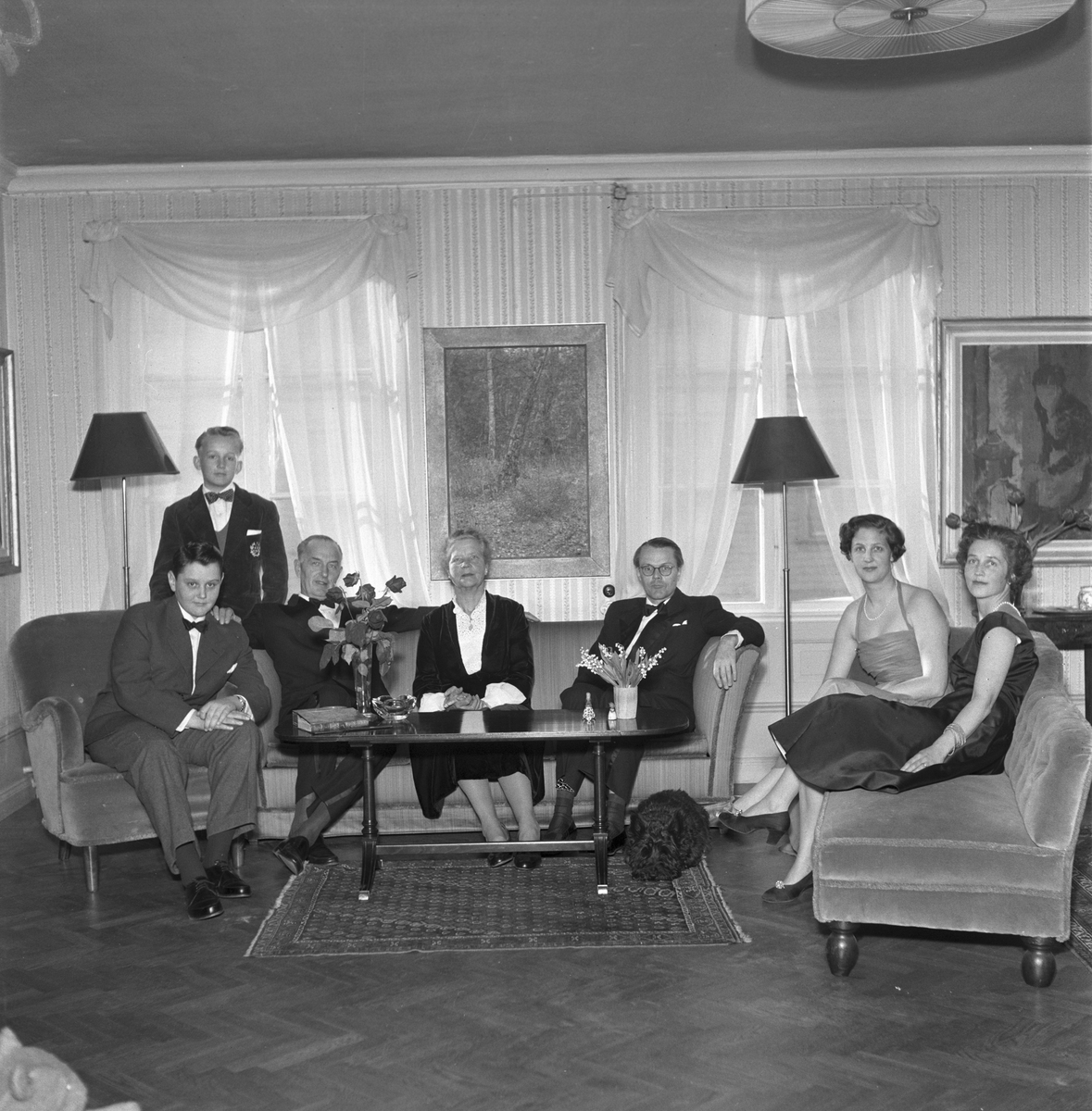 Hemma hos Dr. E. Landelius, Norra Skeppargatan 10, Gävle, Telefon: 224 77. Den 29 april 1956.


