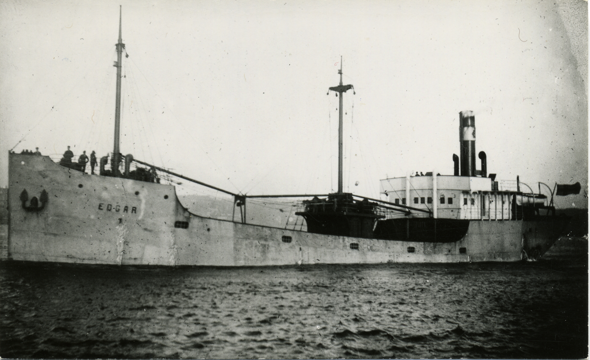 Lastfartyget ss Edgar ägt av Firma Gustaf Erikson 1920-1922.