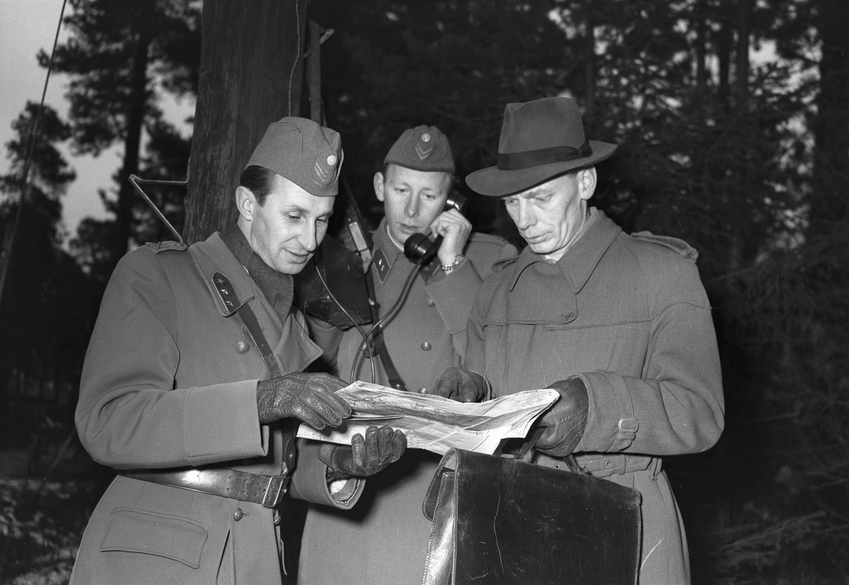 Kustartilleri befälsskolas övningskurs för signalister. den 16 december 1949.