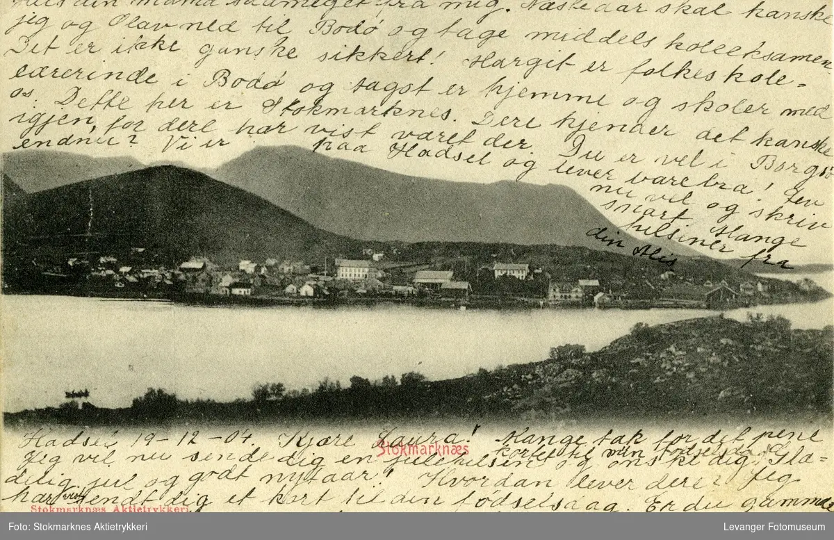 Postkort, landskap fra Steilo.