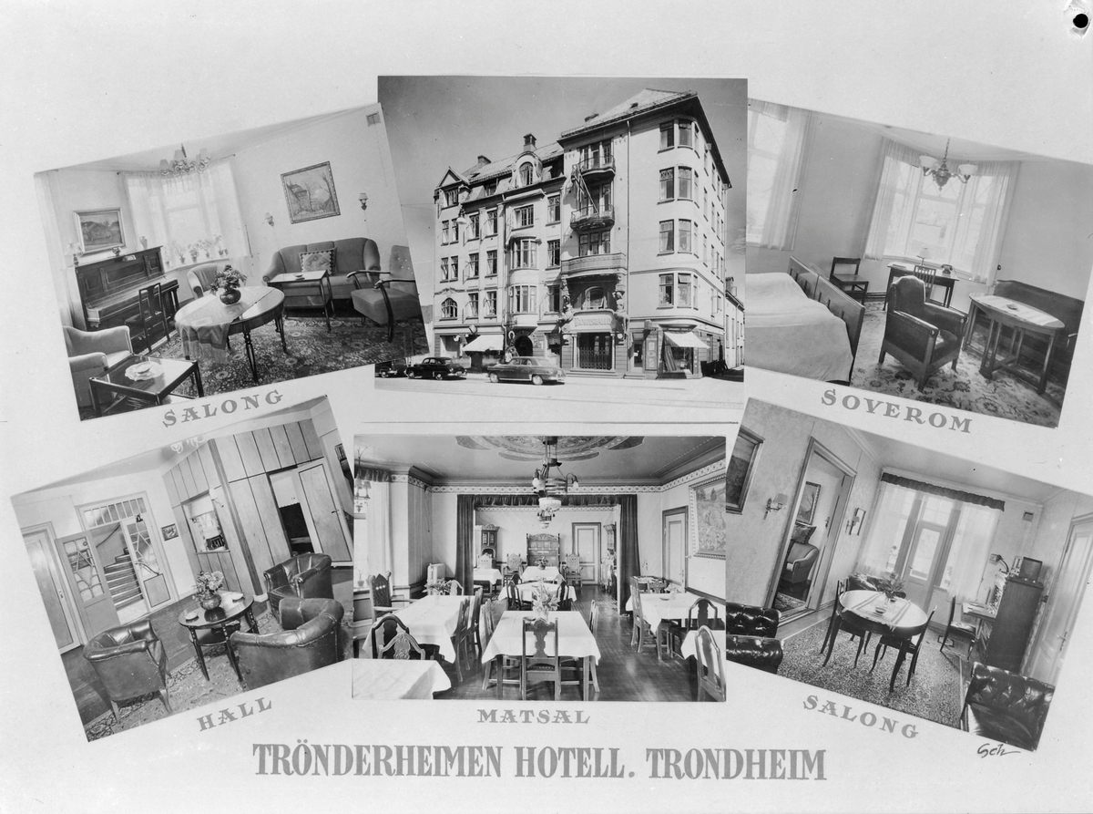 Trønderheimen, matsal, salong, hall og soverom