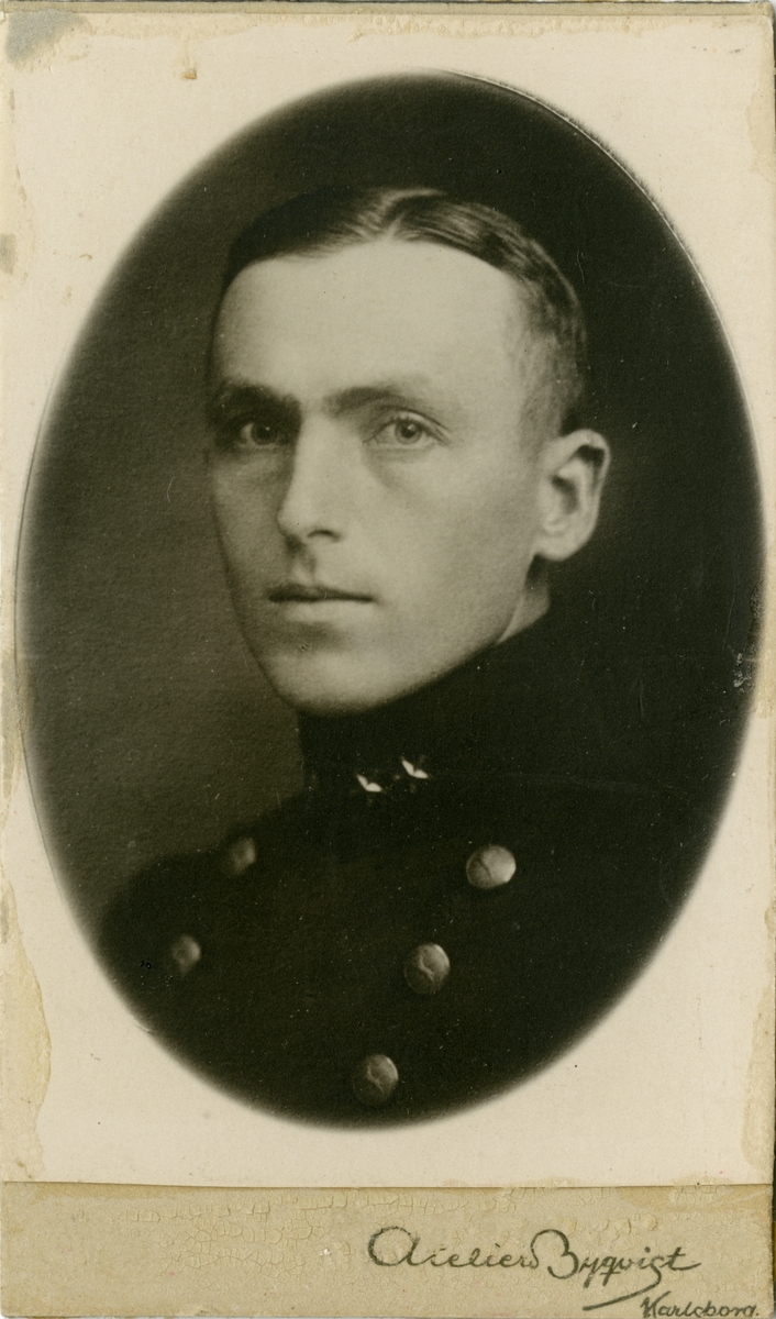 Porträtt av John Gustaf Sundstedt, kapten vid Hälsinge regemente I 14.