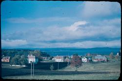 Fra geite- området mot fjorden i Levanger.
