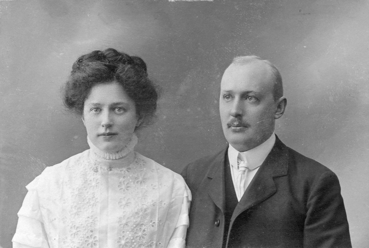 Erik Wadstein ochEmmy Bergkvist, 1909.