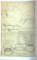 Skisser til 4 motiv [Tegning]