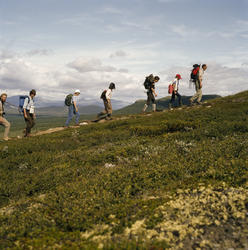 Hollandsk vandrerlag har startet fra Storhøliseter