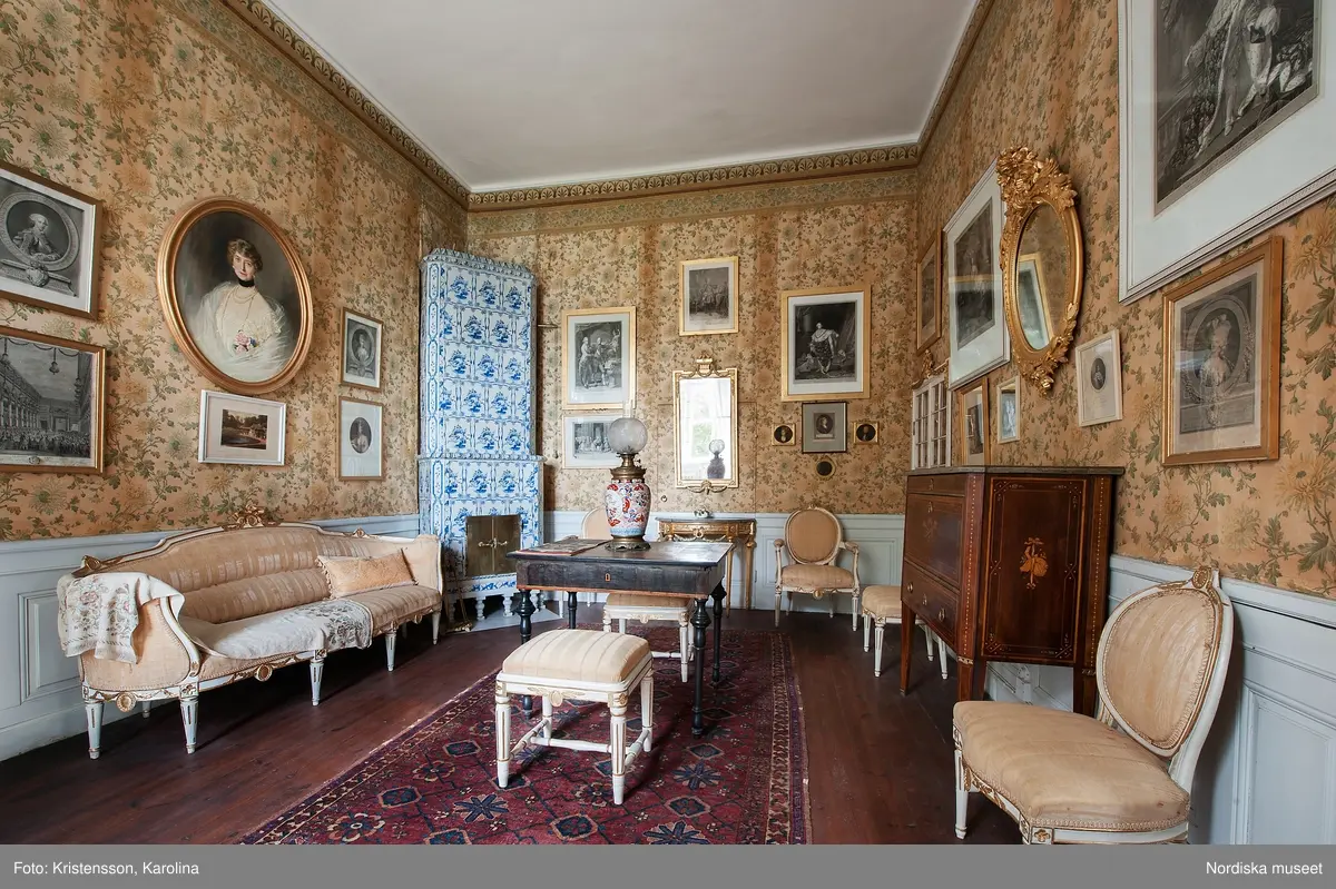 Tyresö slott, interiör - Nordiska museet / DigitaltMuseum