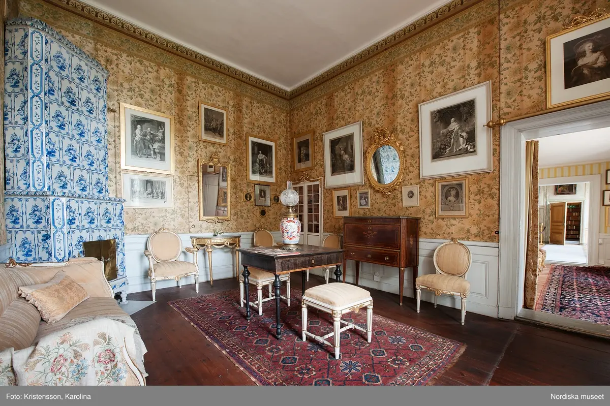 Tyresö slott, interiör - Nordiska museet / DigitaltMuseum