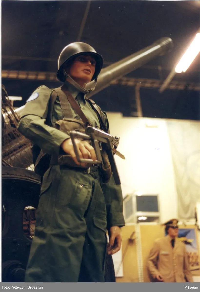 Försvarshistoriska muséet, Jkpg. FN-soldat, modell Kongo.