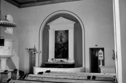 Utsjok Kirke, interiør.  Utsjok-tur, Finland. Fotografert i 