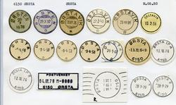 Stempelkatalog  6150 Ørsta, Ørsta kommune, Møre og Romsdal
