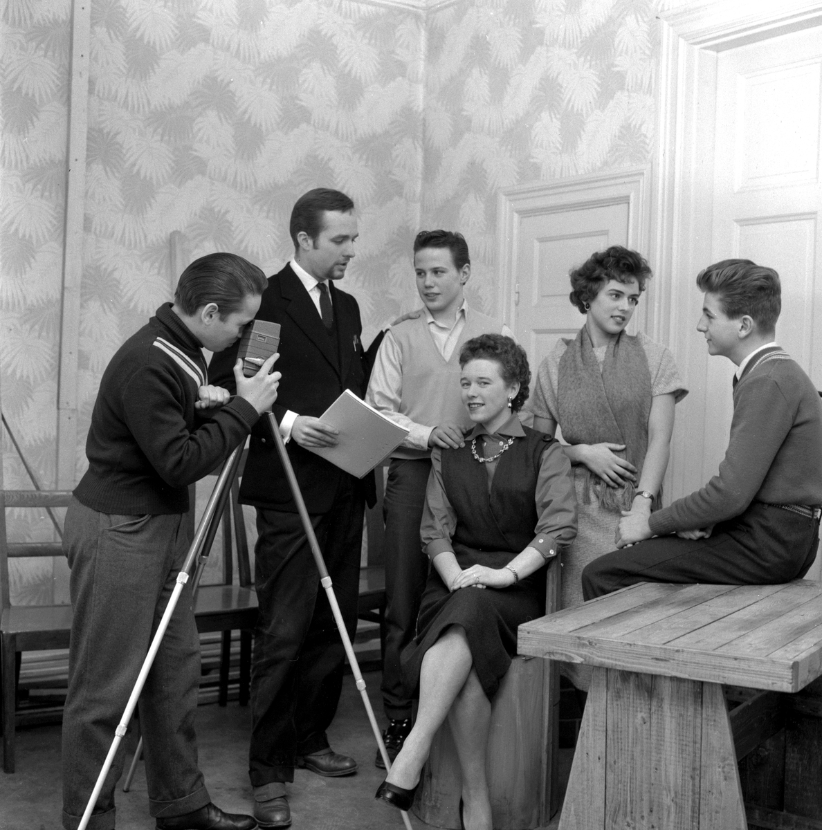 ABF, filmkurs.
Januari 1956.
