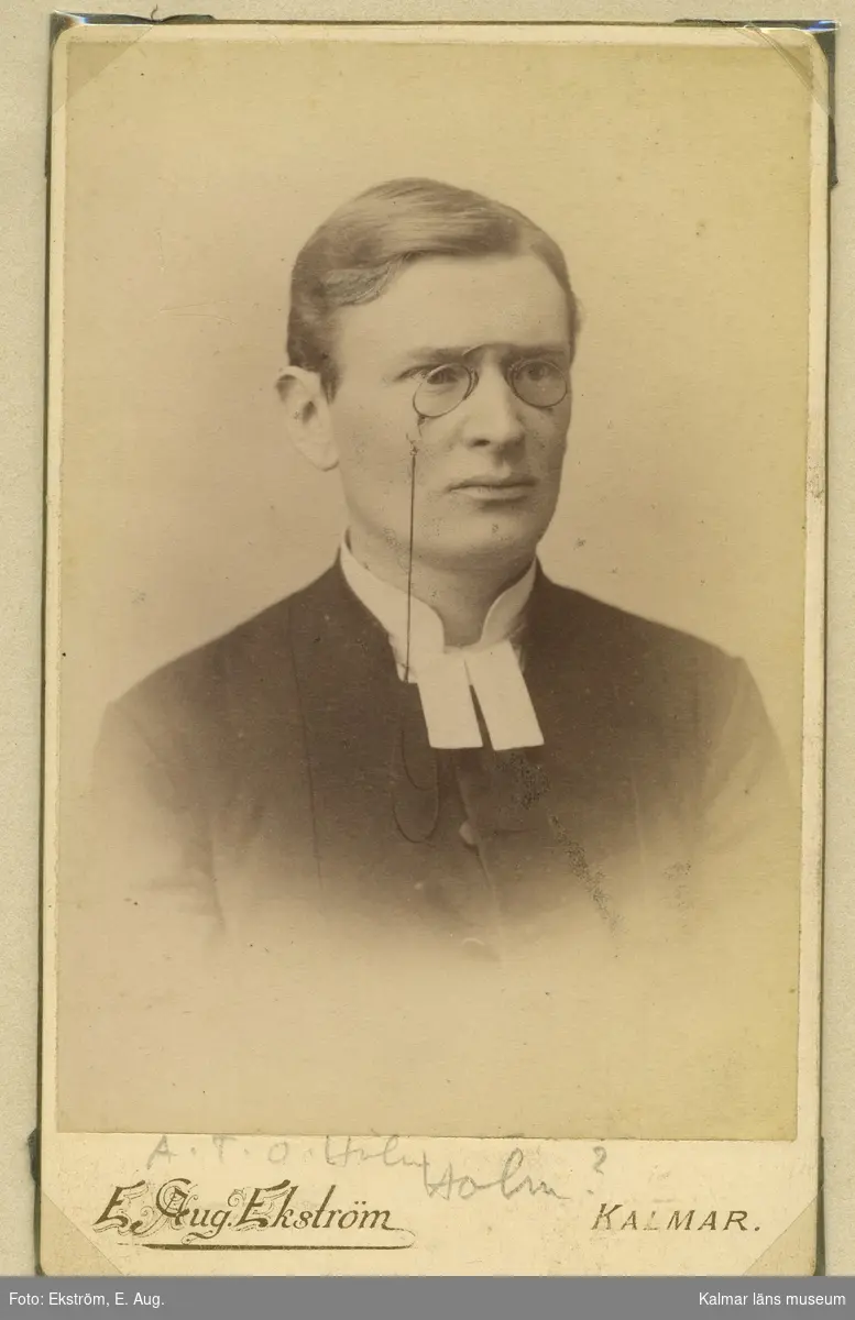 Anton Theodor Ossian Holm, lektor. Född 1854, död 1913.