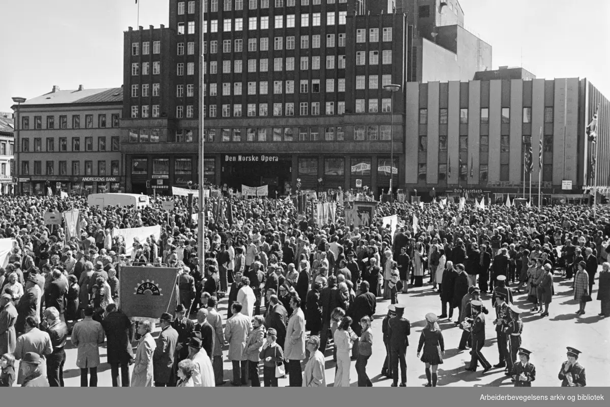 1. mai 1976, Youngstorget.