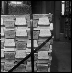 Stropping av Mg-pall for Olsberg.