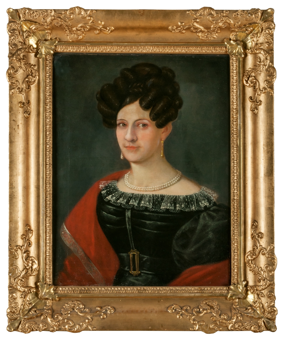 Acc.kat:
Målning, olja: "Porträtt av Anna Helena Nordblad född Holm".
Målad av C. V. Nordgren.

Enligt annan uppgift, målad av Lehmann.