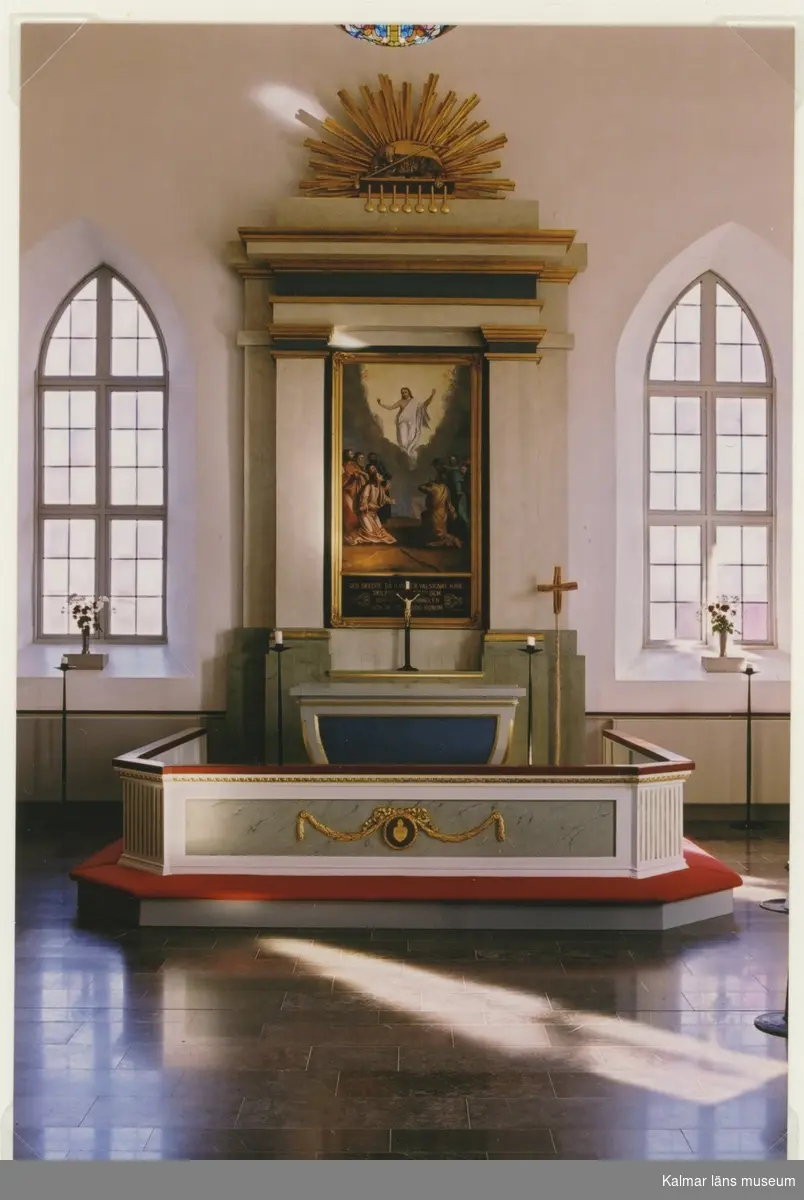 Altaret i Torslunda kyrka.