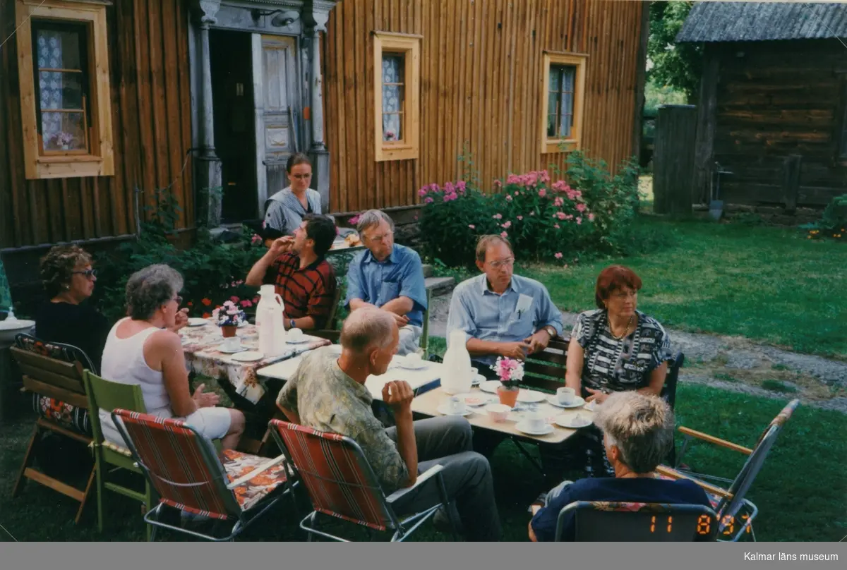 Riksantikvarieämbetets ledning och styrelse på besök den 11 augusti 1997.