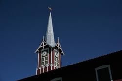 Hoel, Nes, Ringsaker. Hoel, Nes, Ringsaker. Klokketårnene på