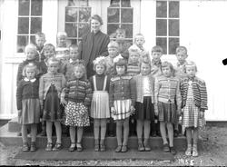 Skolebilde fra folkeskolen, Nesheim skole.