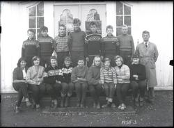 Skolebilde fra folkeskole, Nesheim skole.