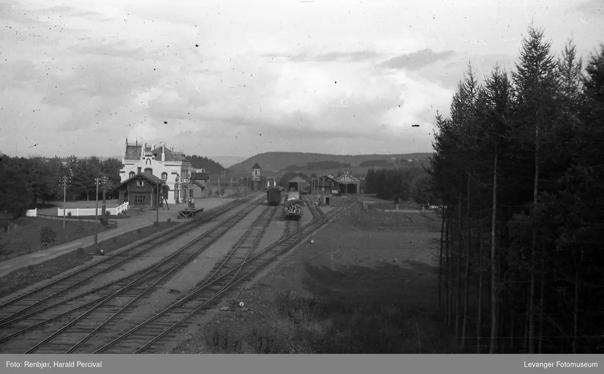 Jernbanestasjonen i Levanger.