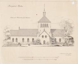 Borgund Kirke [Arbeidstegning]