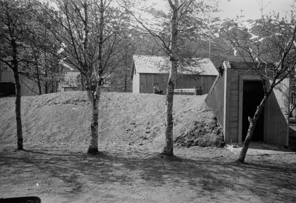 I bakgården til Lehre gården, gestapos tilholdssted under krigen, på krysset Fearnleysgt/Lagmannsgt. 