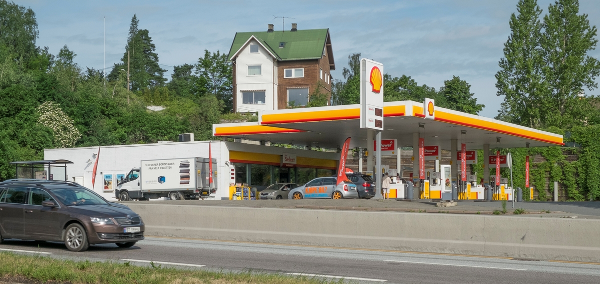 Shell bensinstasjon Drammensveien Stabekk Bærum