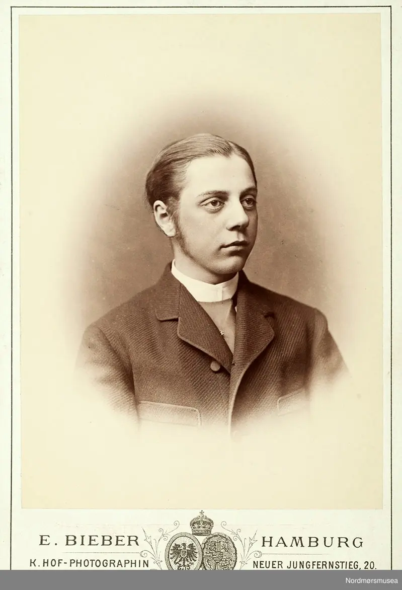 Portrett av Harald Knudtzon f. 1858. Han var sønn av Nicolay Henrich