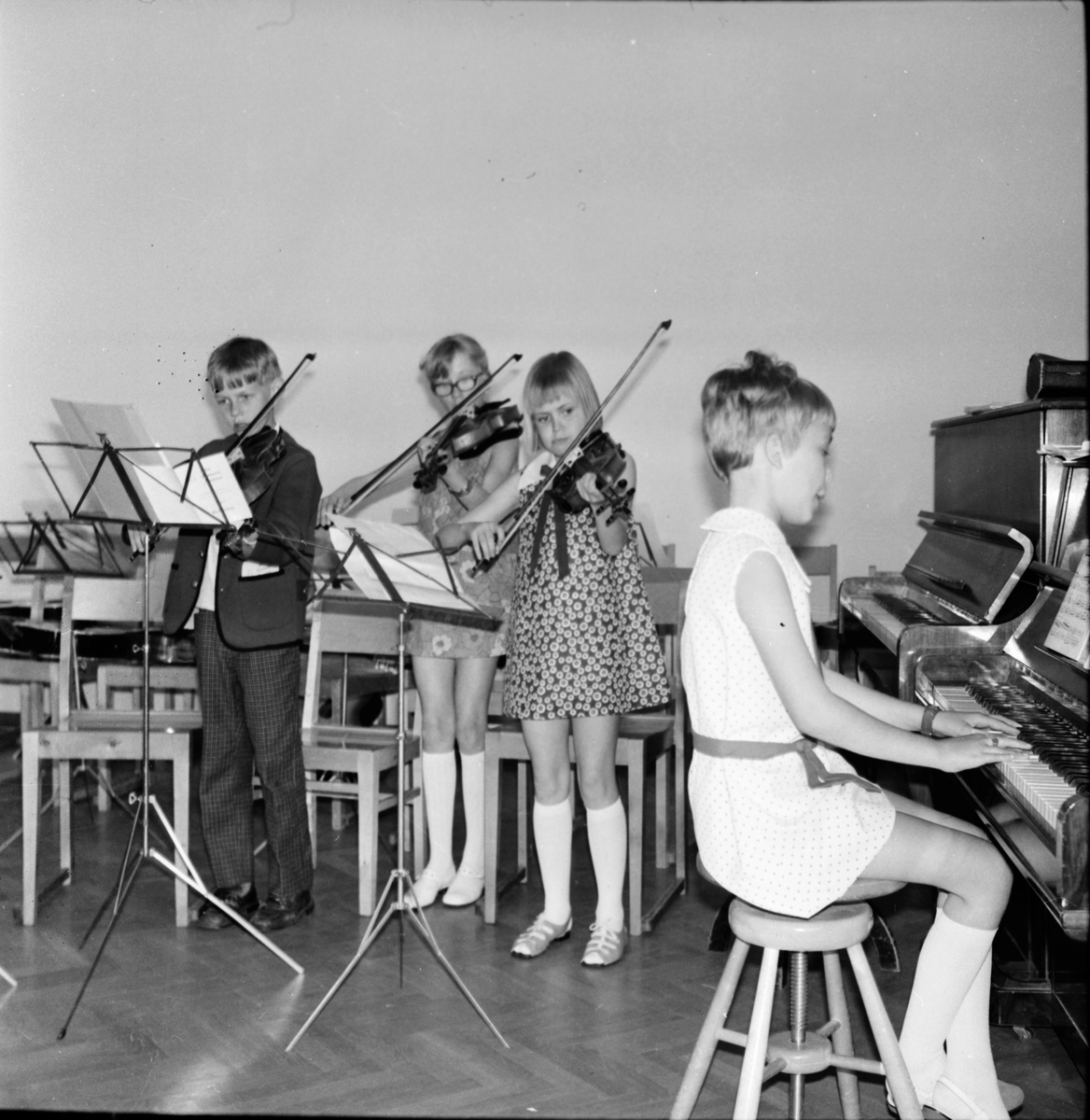 Arbrå,
Musikskolans avslutning,
Juni 1969