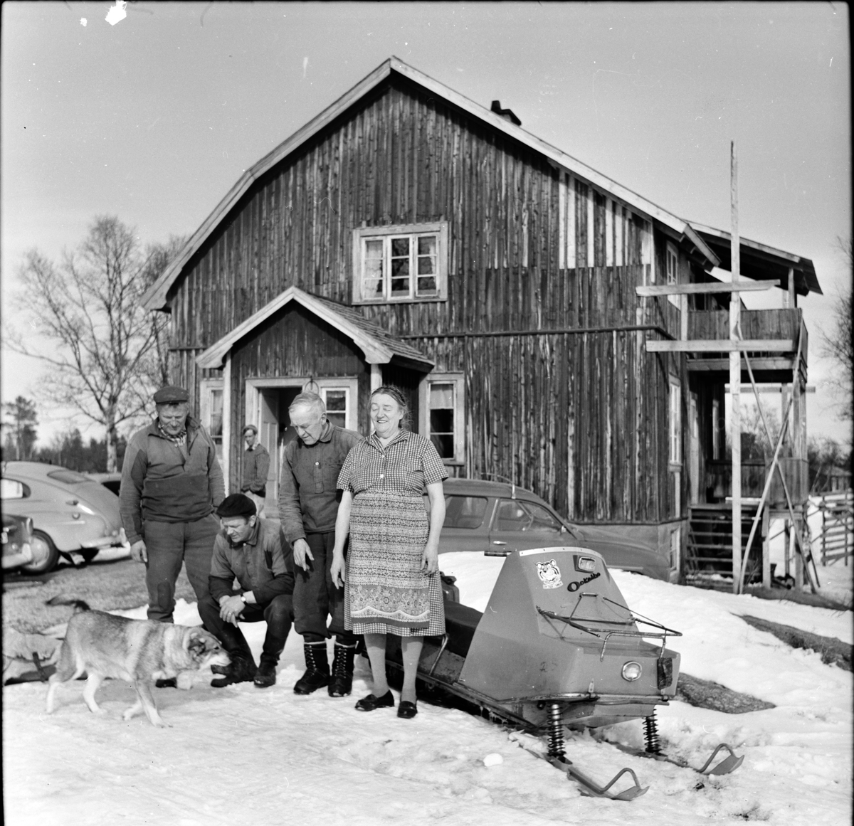 Käringsjövallen.
Familjen Anna, Per, John och Ludvig Källgren.
April-1967