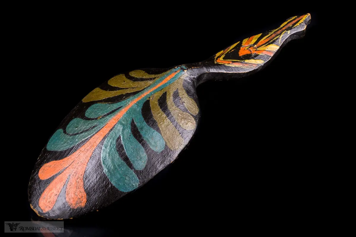 Stilisert bladknippe, kontering.