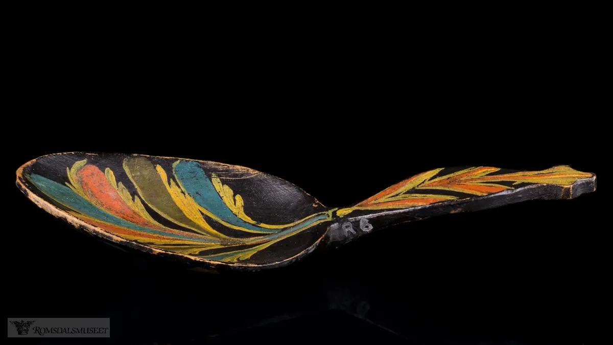 Stilisert bladknippe, kontering.