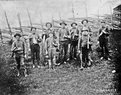 Gruppebilde. Skigard