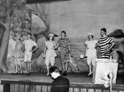 dans, bad, badetøy. bademote anno 1880, variant. Serie med r