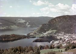 Foto tatt fra Ranheimsbygda mot Fagernes sentrum.