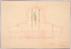 Altertavle i Steinkjer kirke [Skisse]