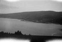 Flom i Mjøsa 1927. Mot Vingnes.