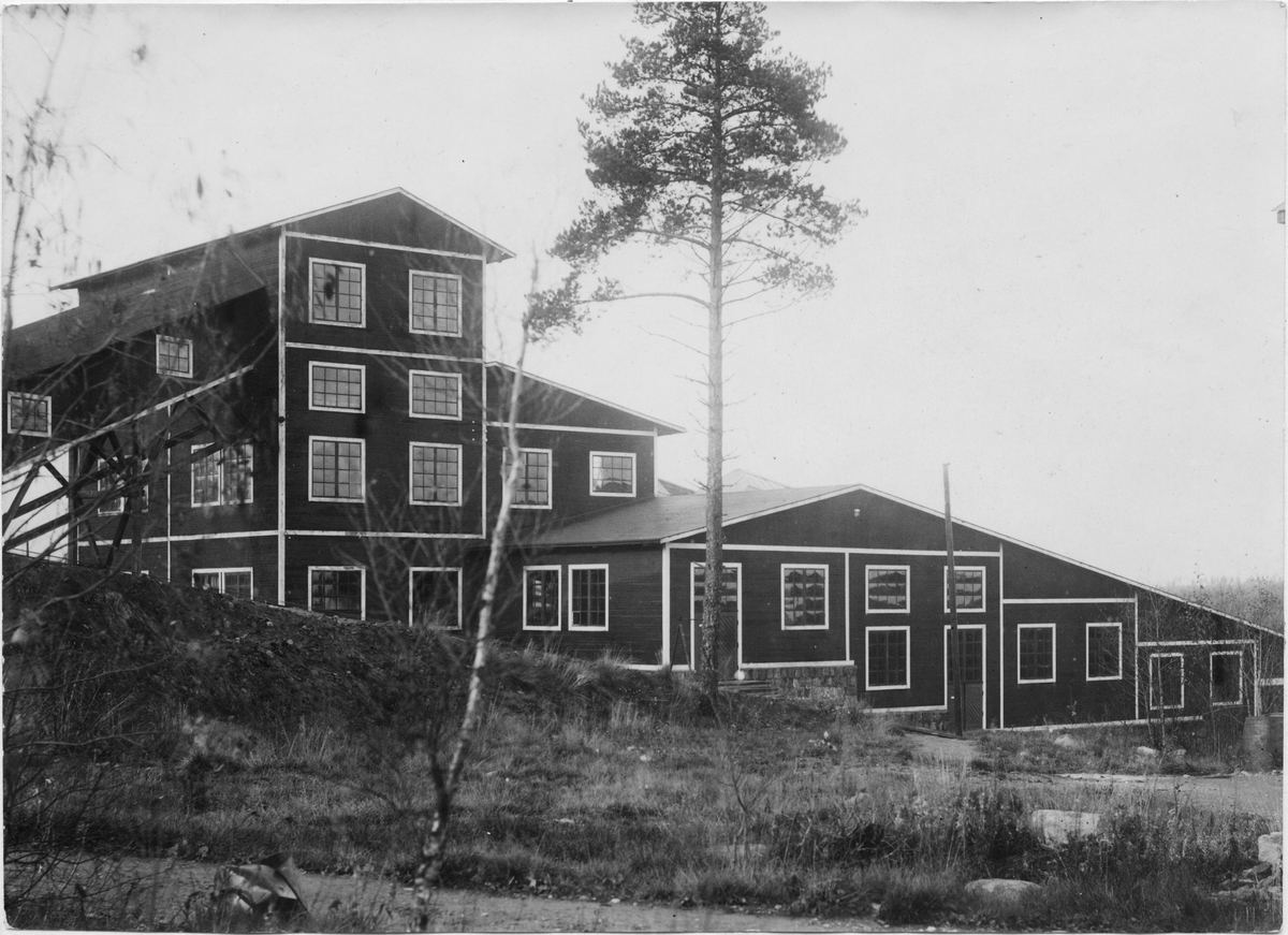Norbergs gruvfält. Anrikningsverk vid Bålsjön, 1917.