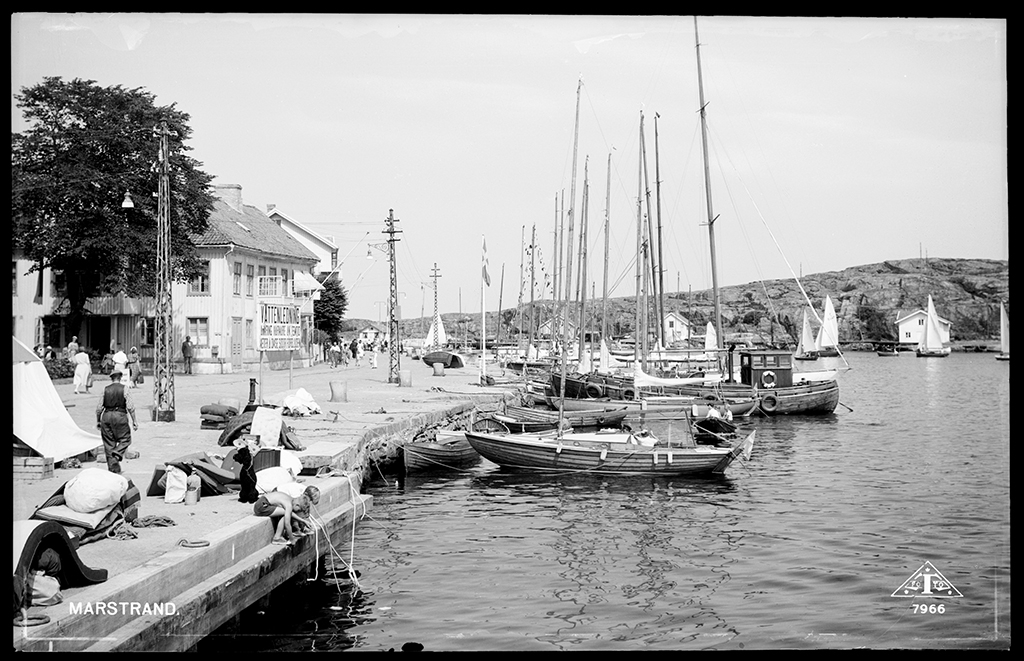 Kajen på Marstrand 1945 - 1955