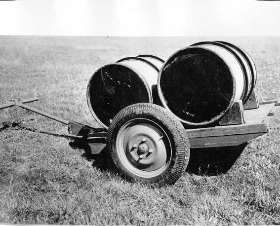 Vagnen avsedd för bomber till det medeltunga bombplanet Ju 86 med beteckningen B 3.