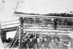 Gruppebilde, musikkorps, se reg. perm.